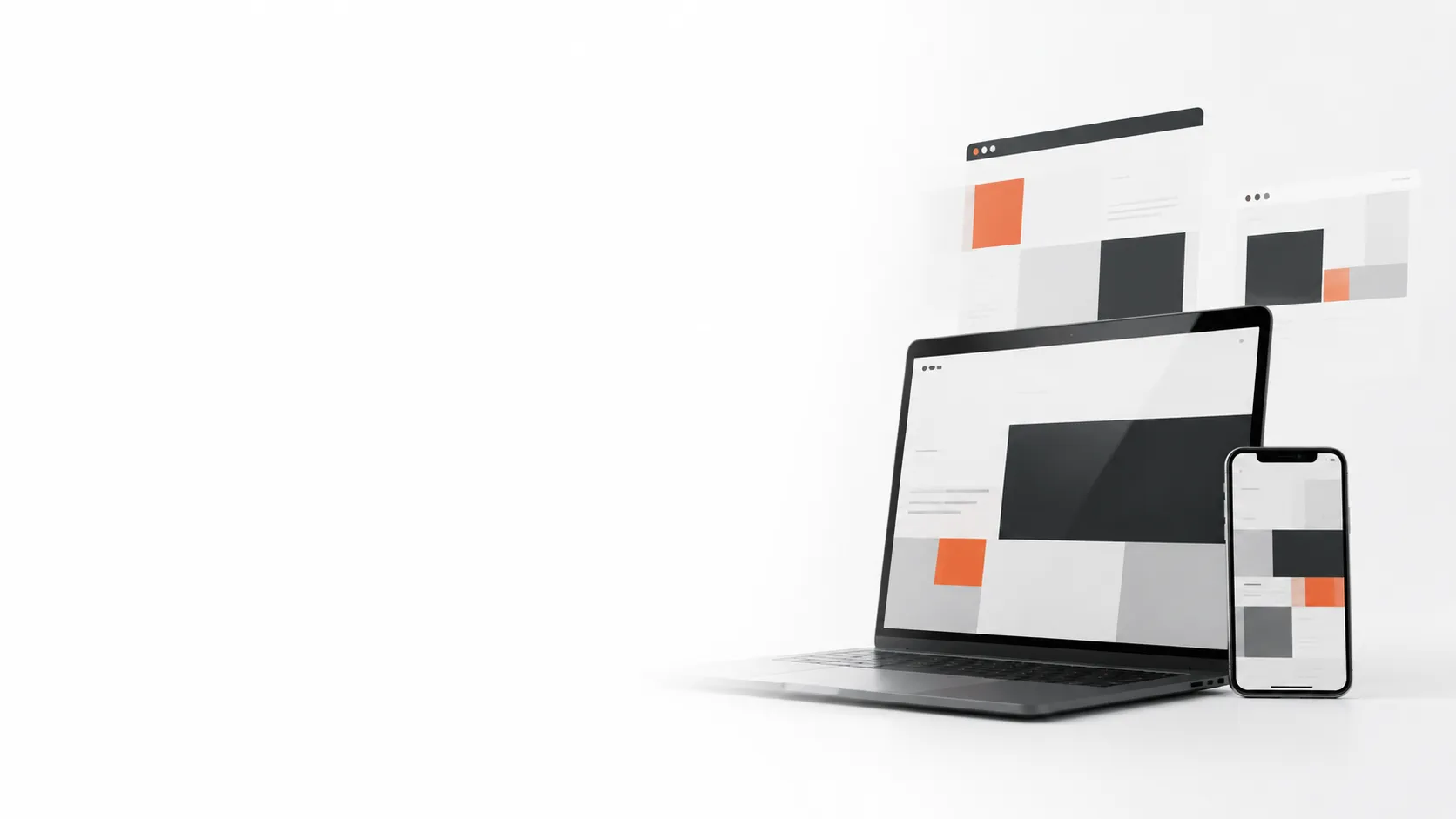 Hands typing on a laptop